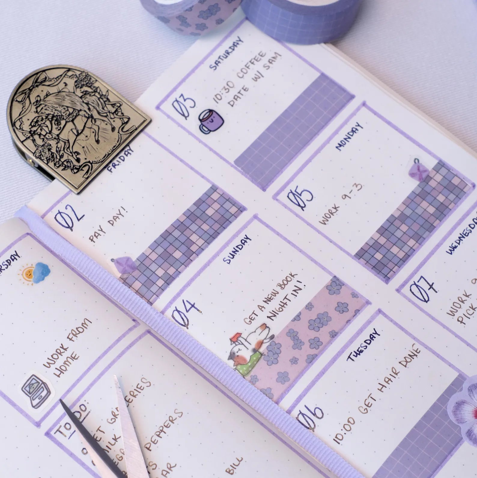 Washi Tape - Cosmic Periwinkle