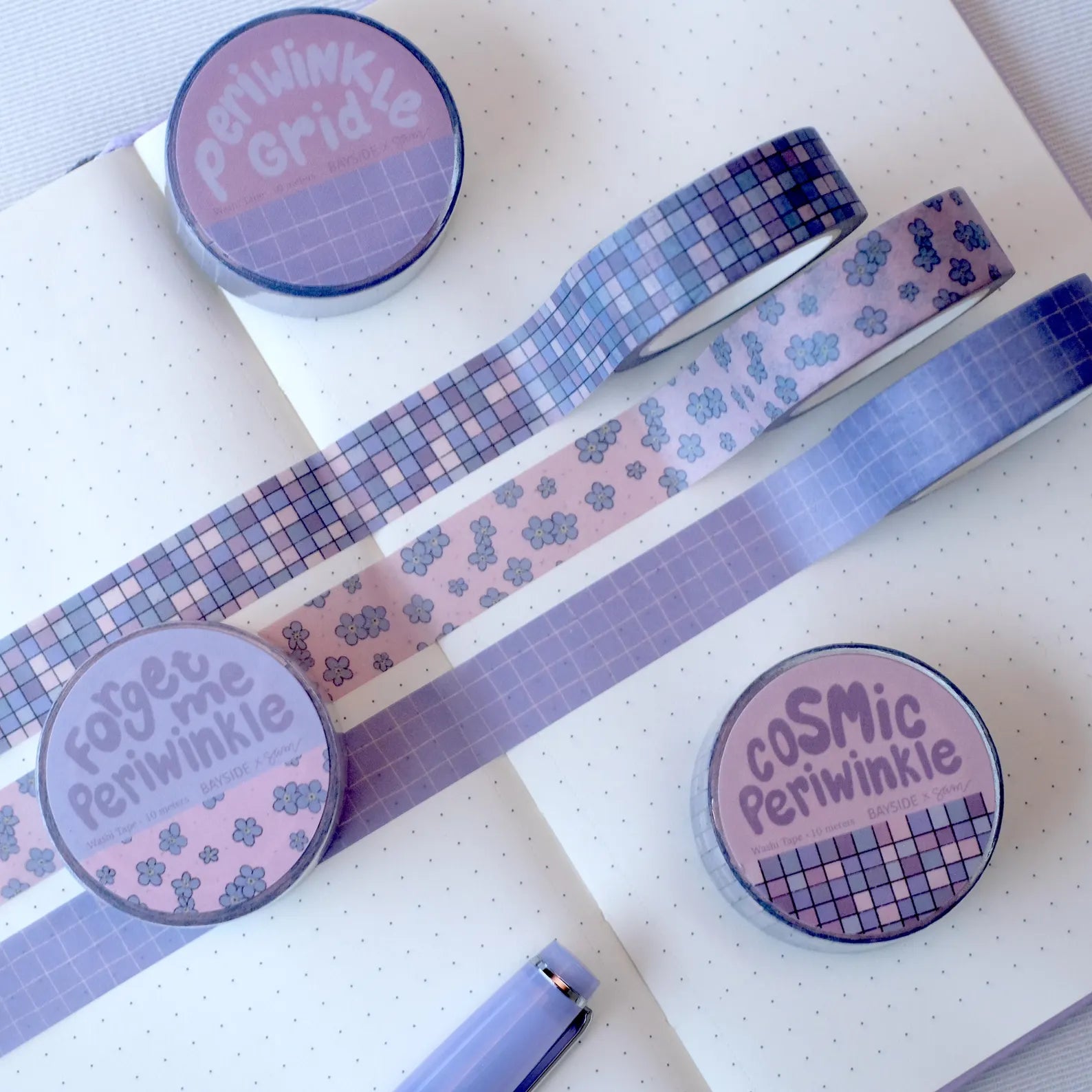 Washi Tape - Cosmic Periwinkle