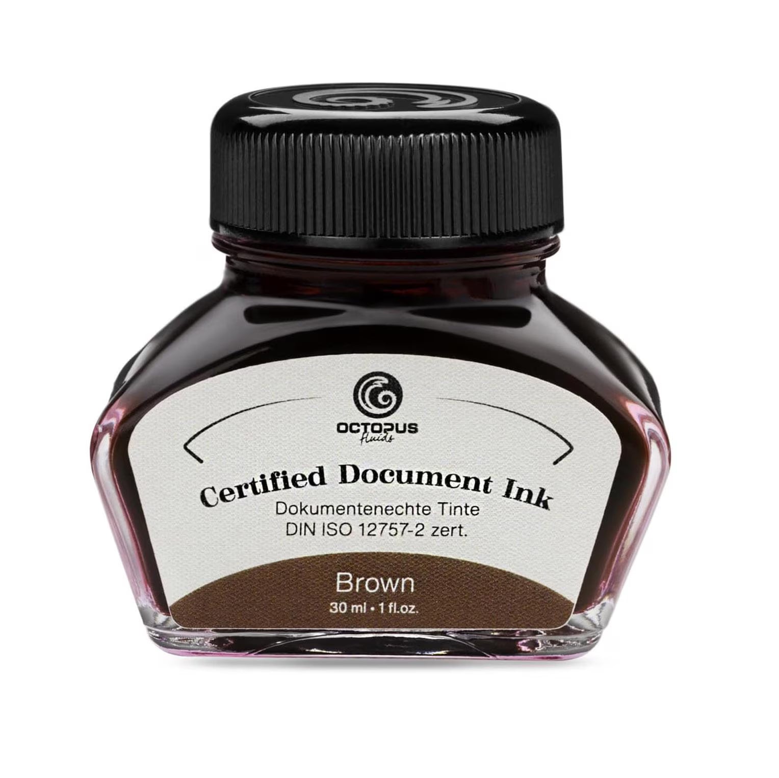 Octopus Fluids Document Ink - 30ml Brown