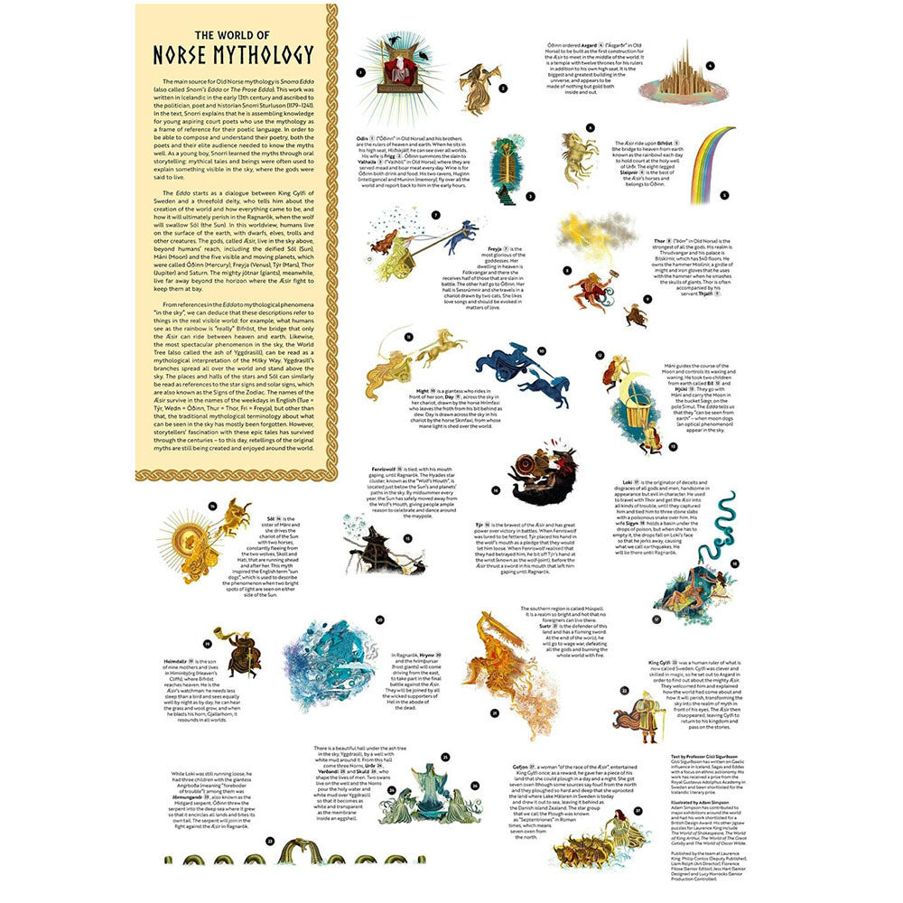 The World of Norse Mythology 1000 Piece Puzzle