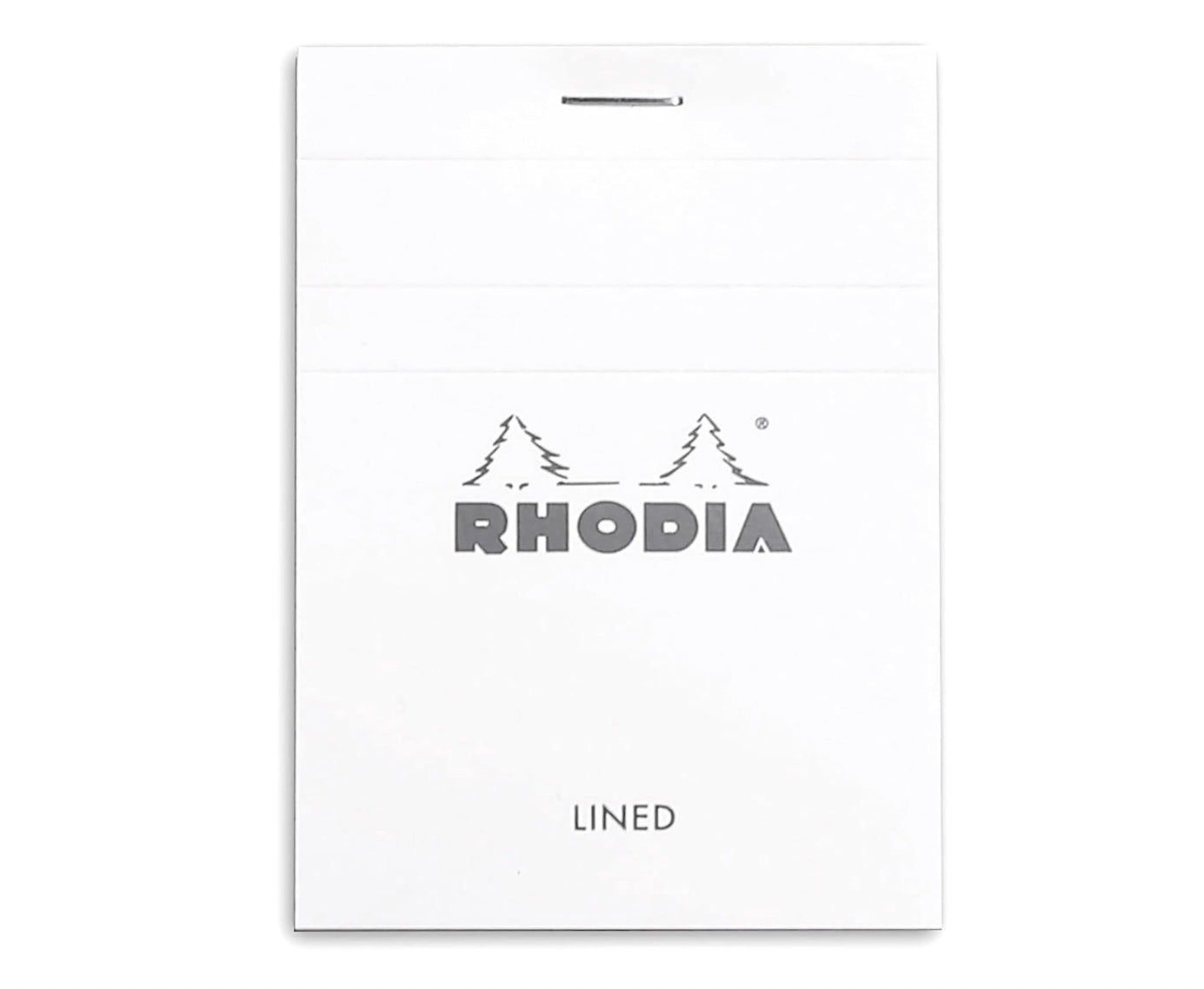 Rhodia Notepad Stapled N° 11 Lined - White