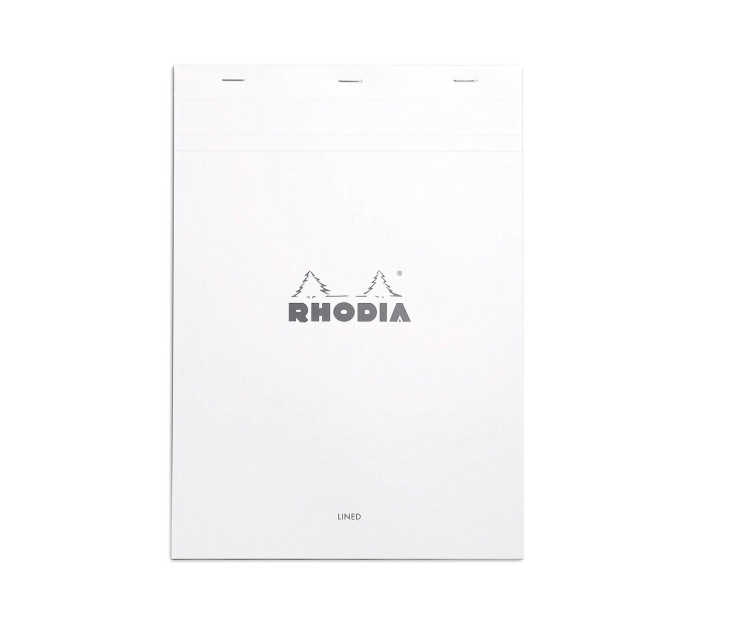 Rhodia Notepad Stapled N° 18 Lined - White