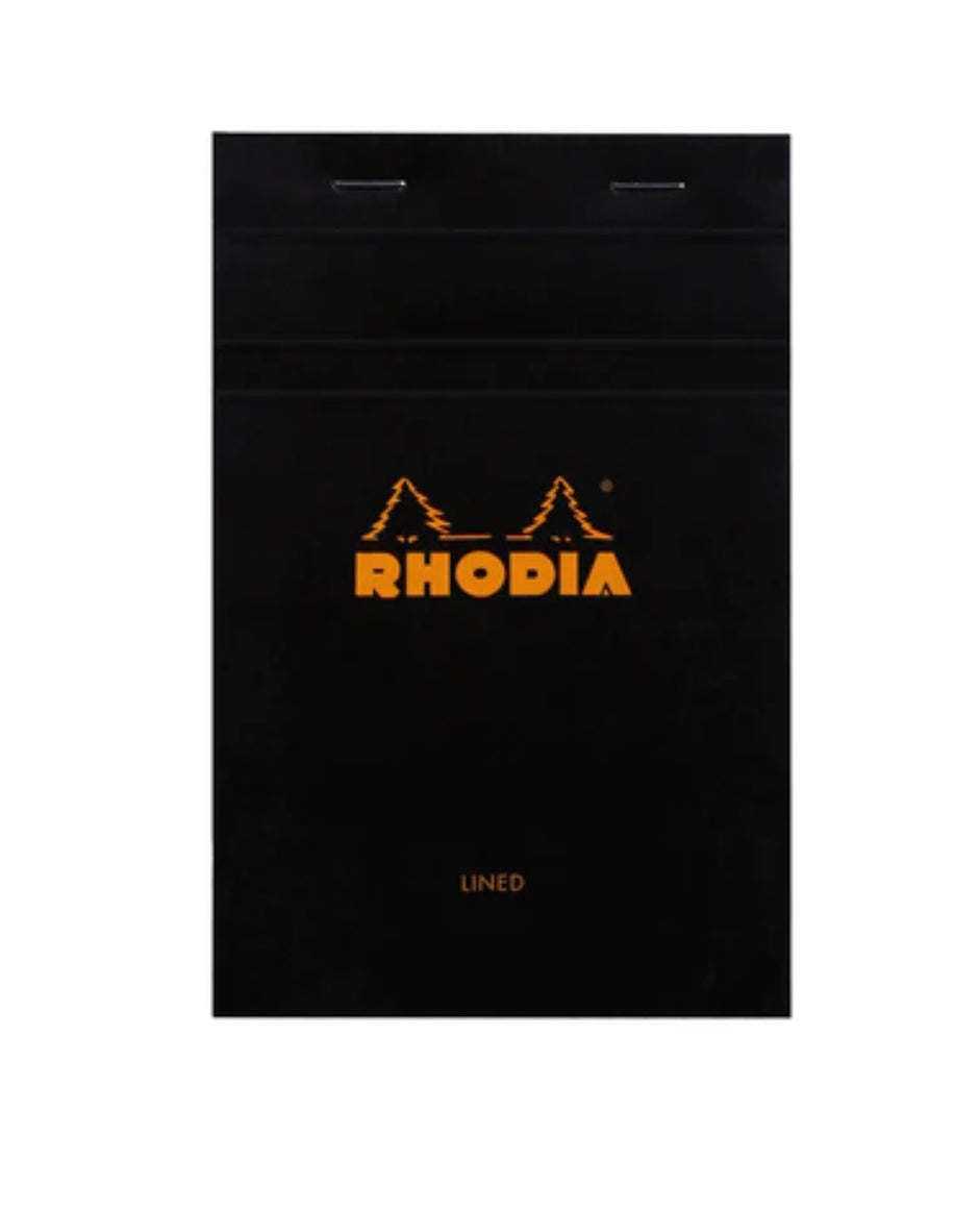 Rhodia Notepad Stapled N° 14 Lined - Black
