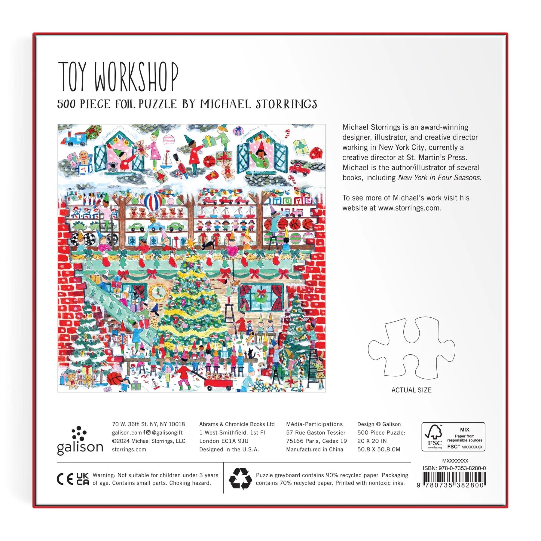 Toy Workshop 500 Piece Puzzle