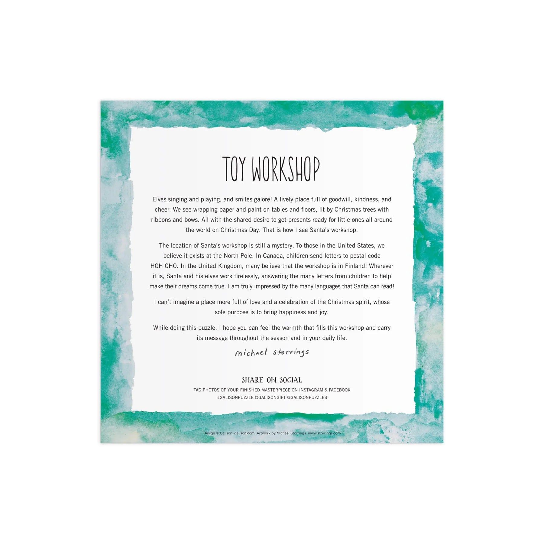 Toy Workshop 500 Piece Puzzle