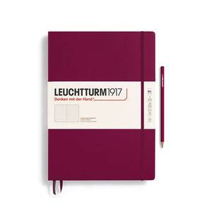 LEUCHTTURM1917 Notebook Master Hardcover - Port Red, Dotted