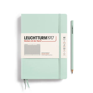LEUCHTTURM1917 Notebook Medium Hard Cover - Mint, Squared