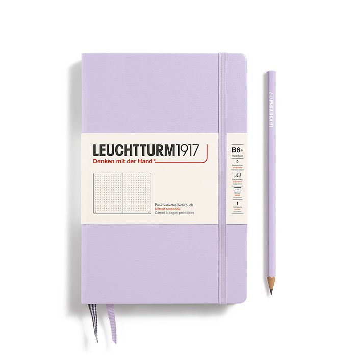 LEUCHTTURM1917 Notebook Paperback B6 Hardcover - Lilac, Dotted