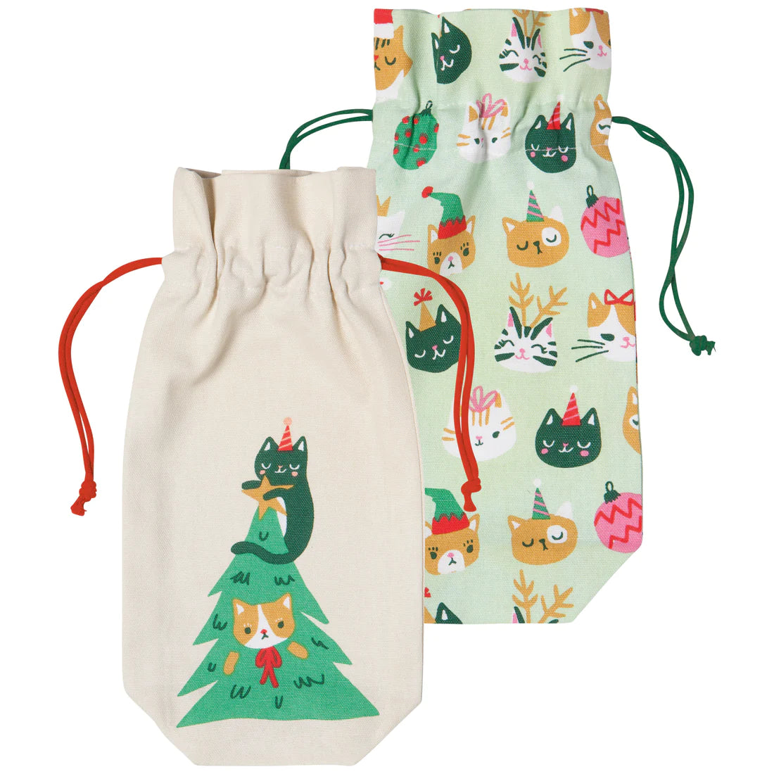 Reusable Wine Gift Bag - Let It Meow