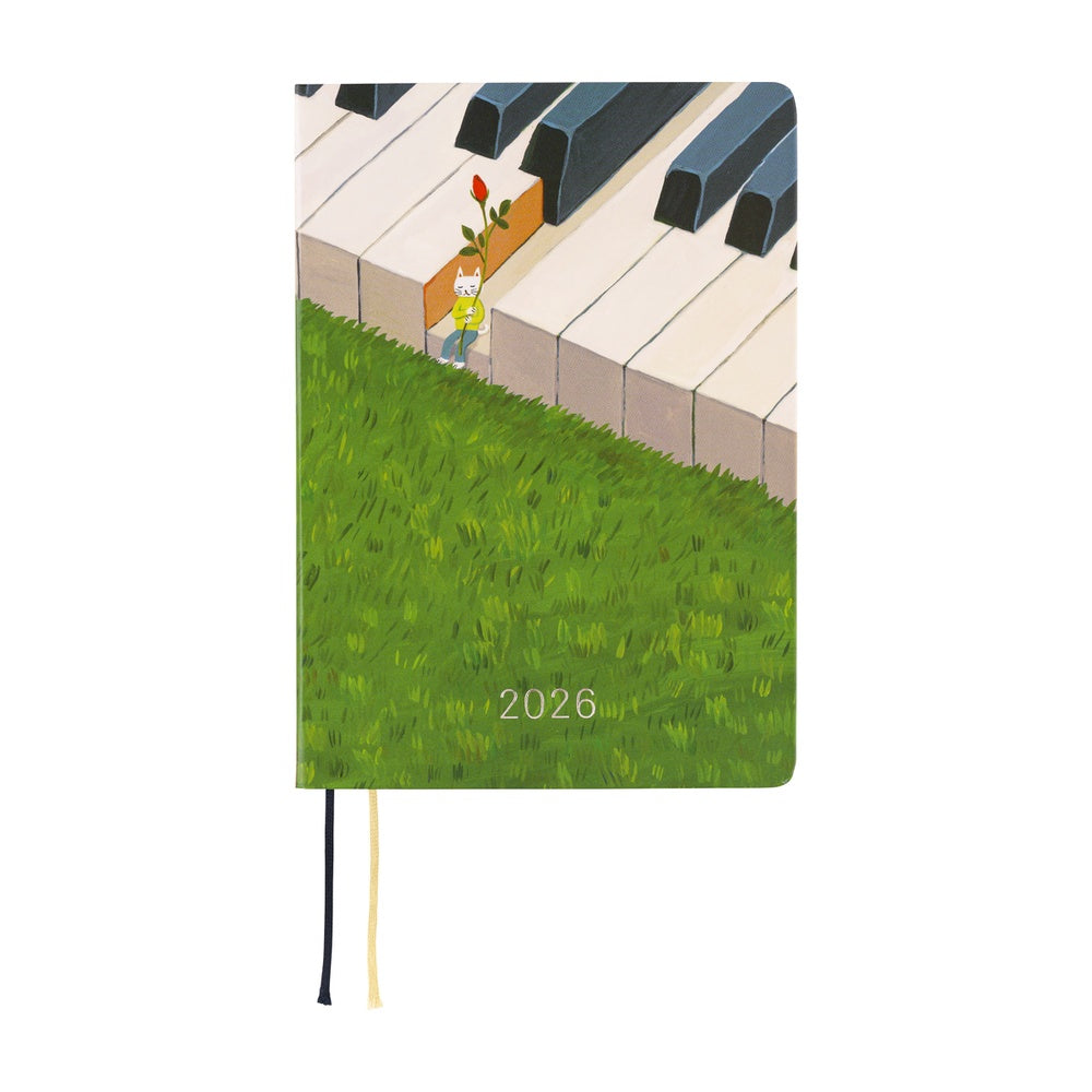 Hobonichi Techo HON 2026 A6 Planner - Hiroko Kubota: Waiting on the Chord