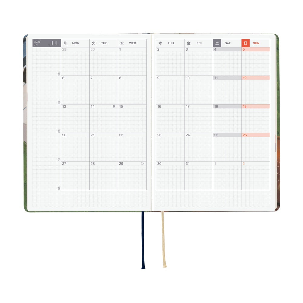 Hobonichi Techo HON 2026 A6 Planner - Hiroko Kubota: Waiting on the Chord