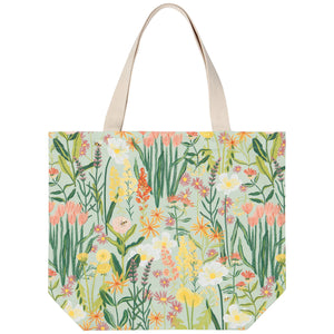 Canvas Tote - Bees and Blooms