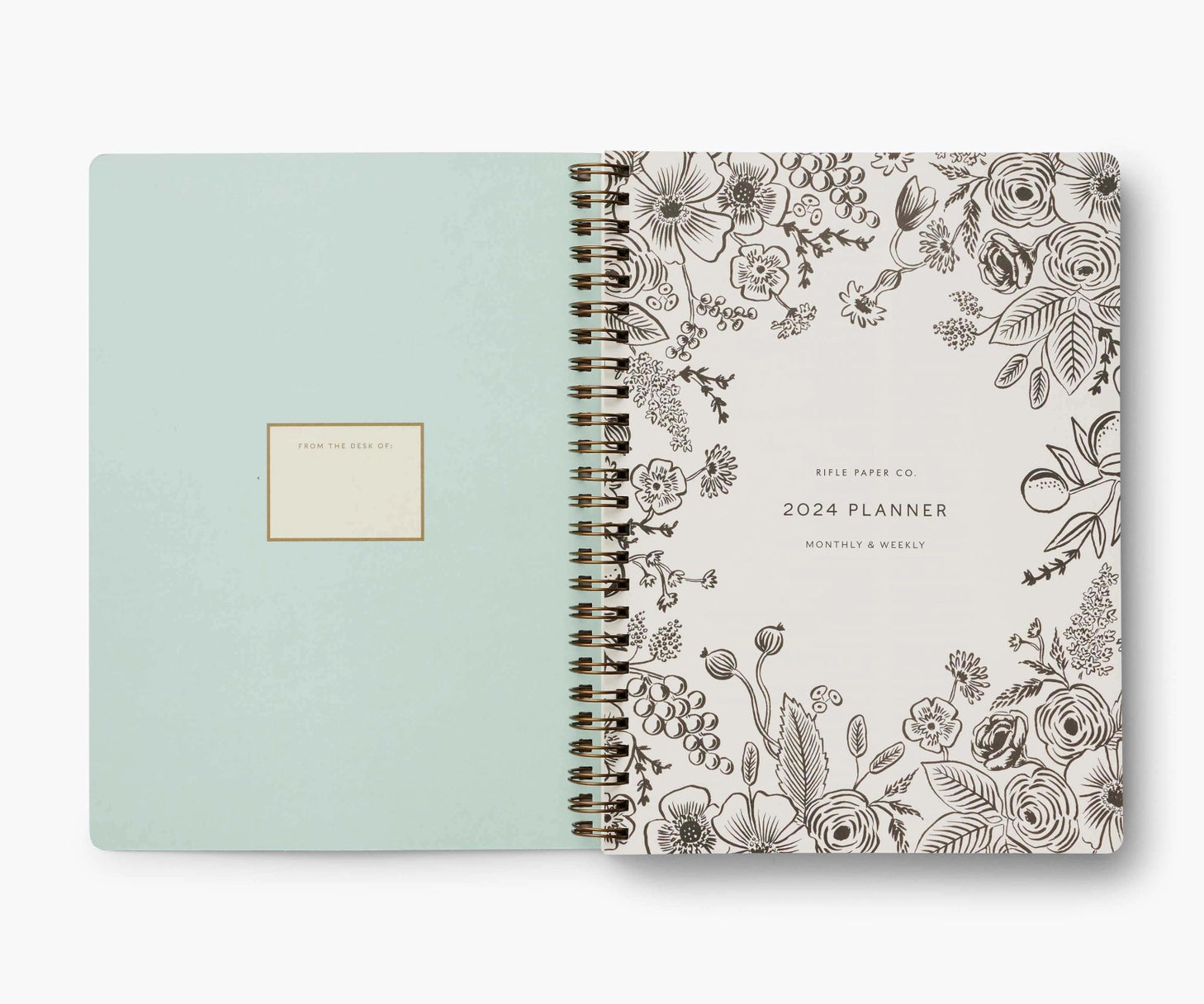 Rifle Paper Co 2024 Spiral Planner - Flores