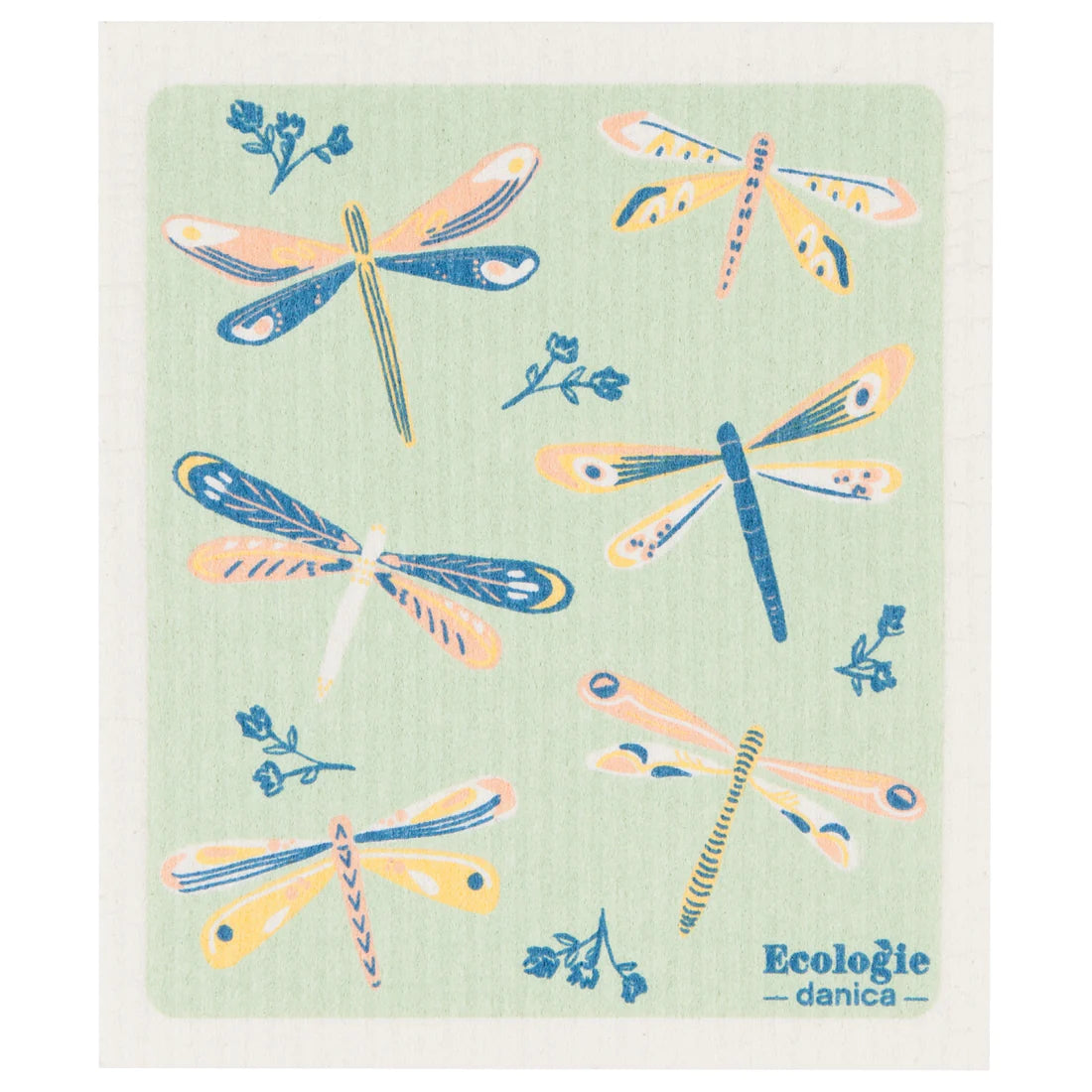 Swedish Dishcloth - Dragonflies