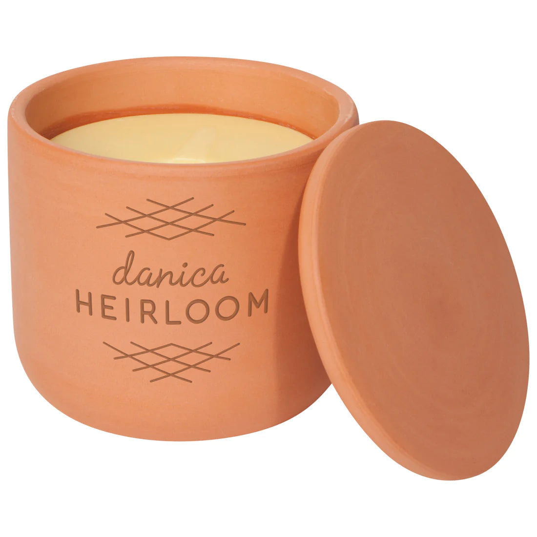Beeswax Candle - Terracotta
