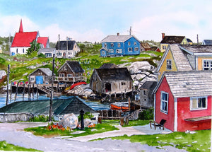 Pat Shattuck Greeting Card - Some Nice Day In Peggy's Cove