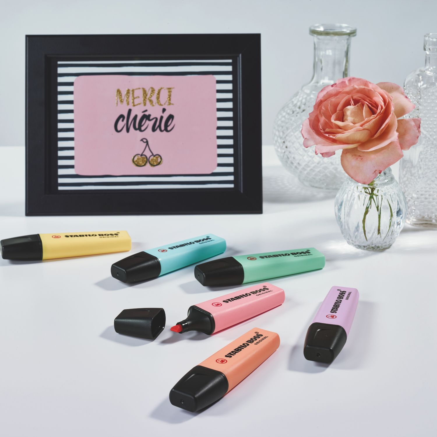 Stabilo Boss Original Pastel Highlighter Set of 8