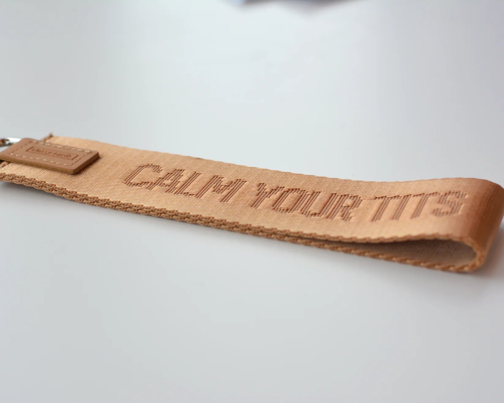 Wristlet Keychain - Calm Your Tits