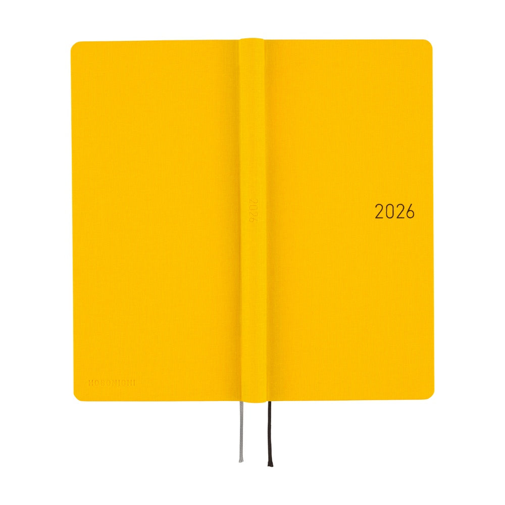Hobonichi 2026 Mega Weeks Planner - Full Moon Yellow