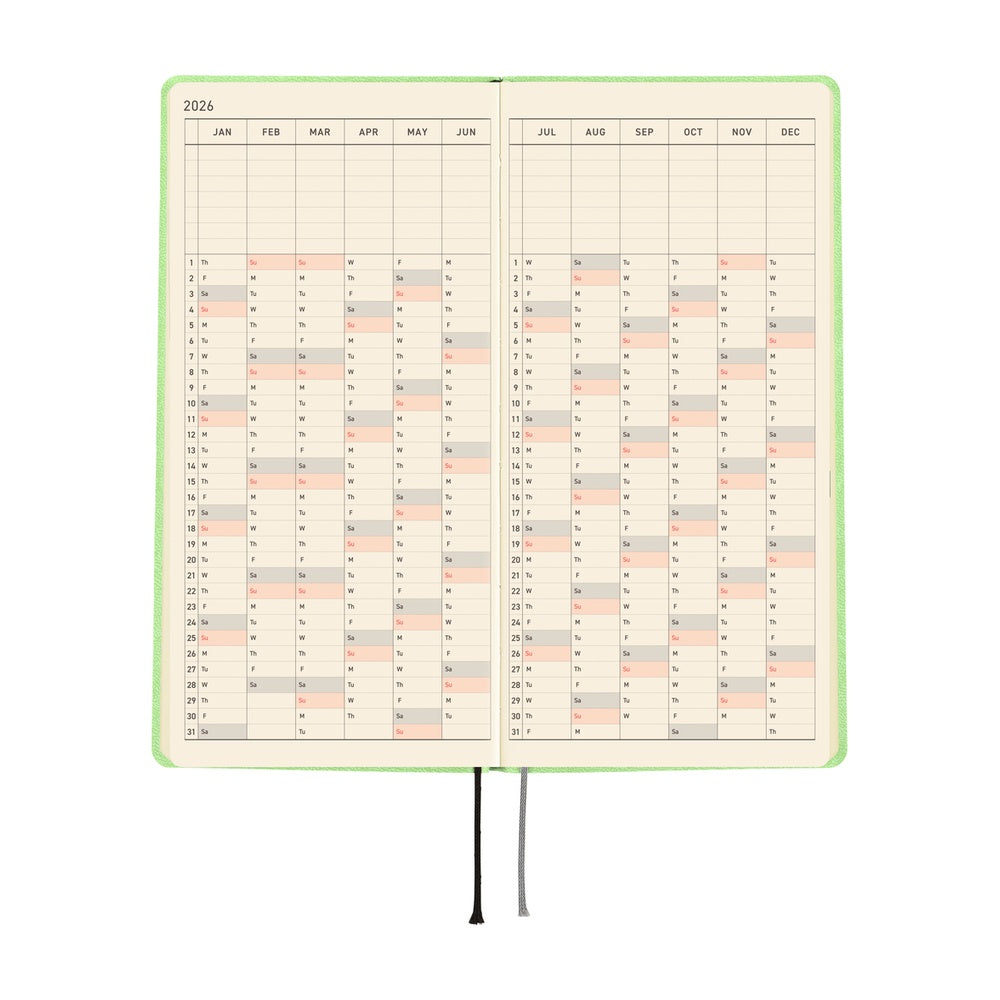 Hobonichi 2026 Weeks Planner - Melon Sorbet