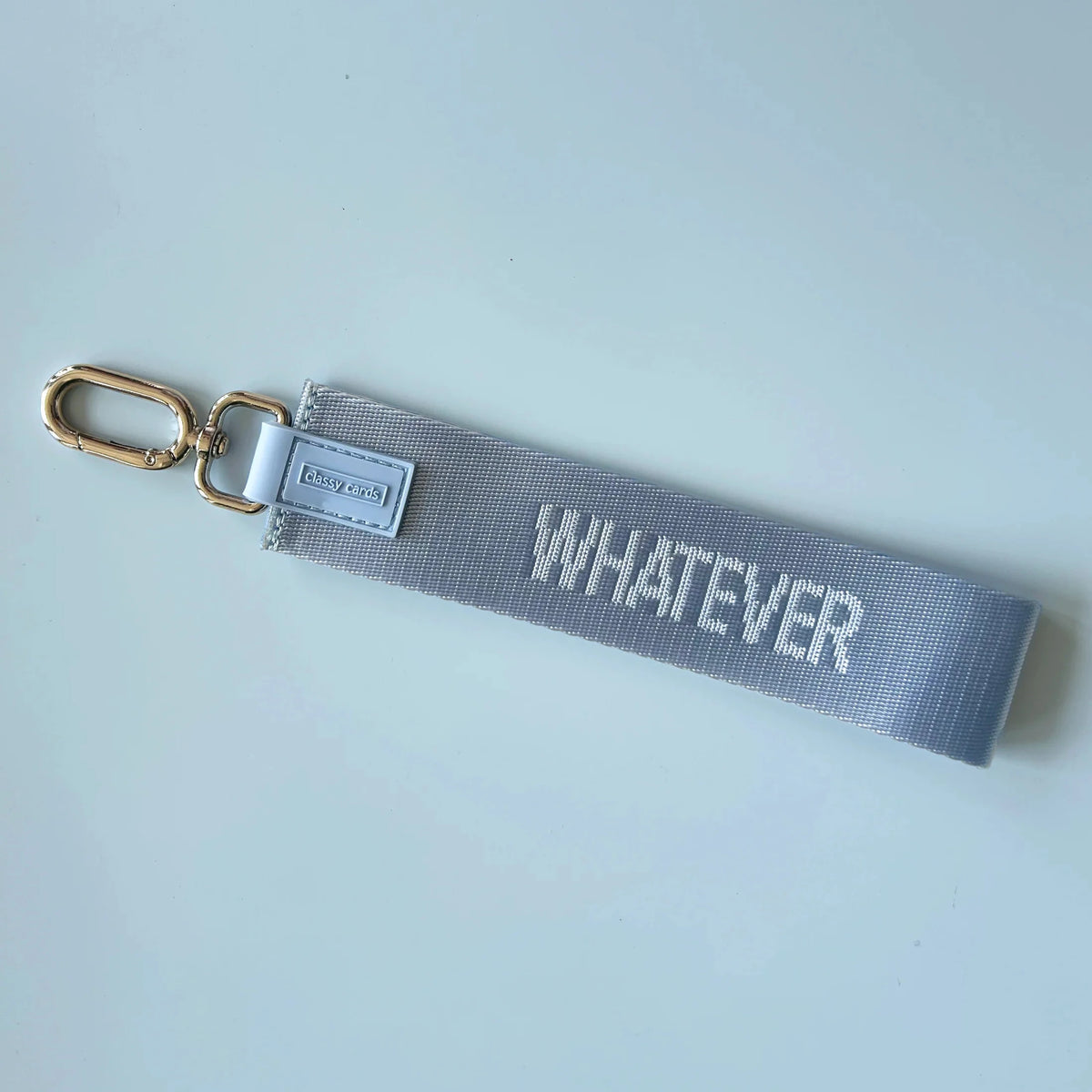Wristlet Keychain - Whatever – Duly Noted Stationery