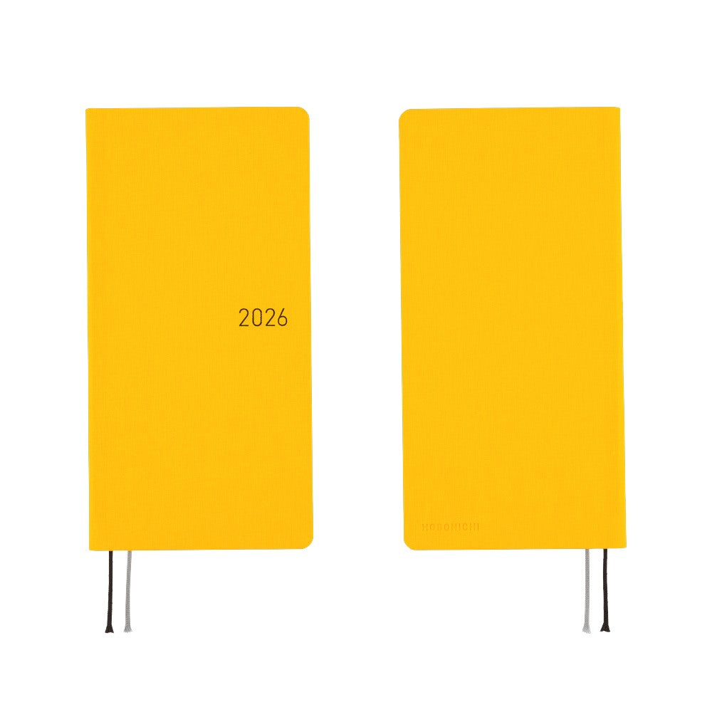 Hobonichi 2026 Mega Weeks Planner - Full Moon Yellow