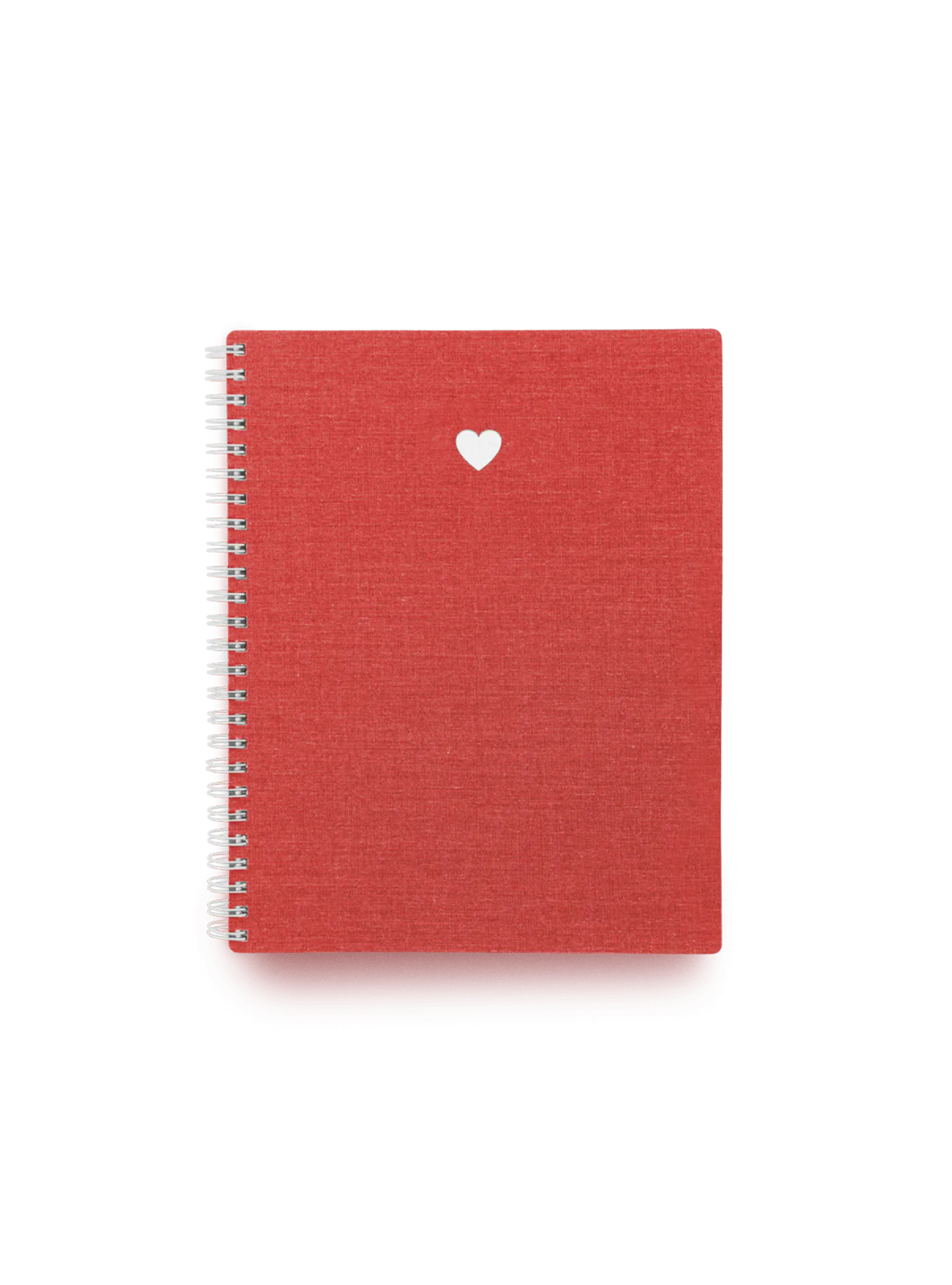 Appointed Coiled Notebook Lined - Red Heart
