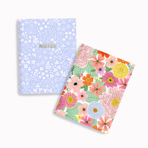 Pocket Notes - Blue Floral + Summer Floral