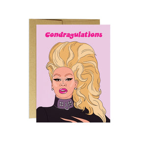 Party Mountain Greeting Card - Condragulations