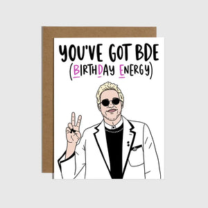 Brittany Paige Greeting Card - Pete Birthday Energy