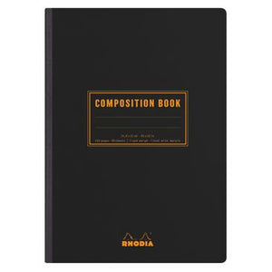 Rhodia Notebook Large Composition Book - Black