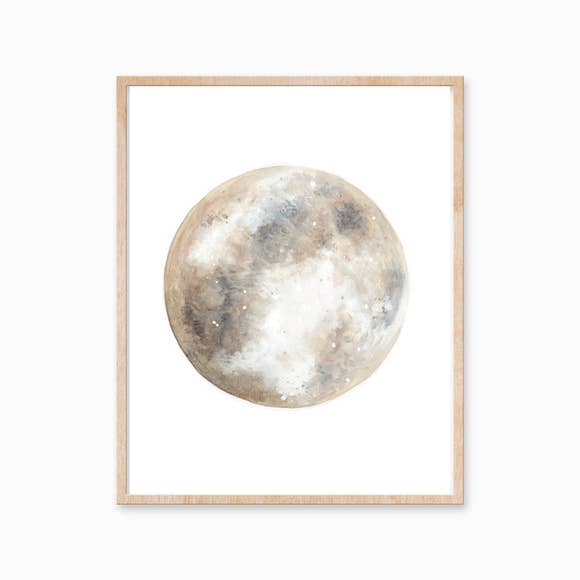 Katelyn Morse Art Print - Moon Neutral 11" x 14"