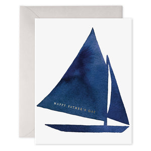 E Frances Greeting Card - Father's Day Sailboat