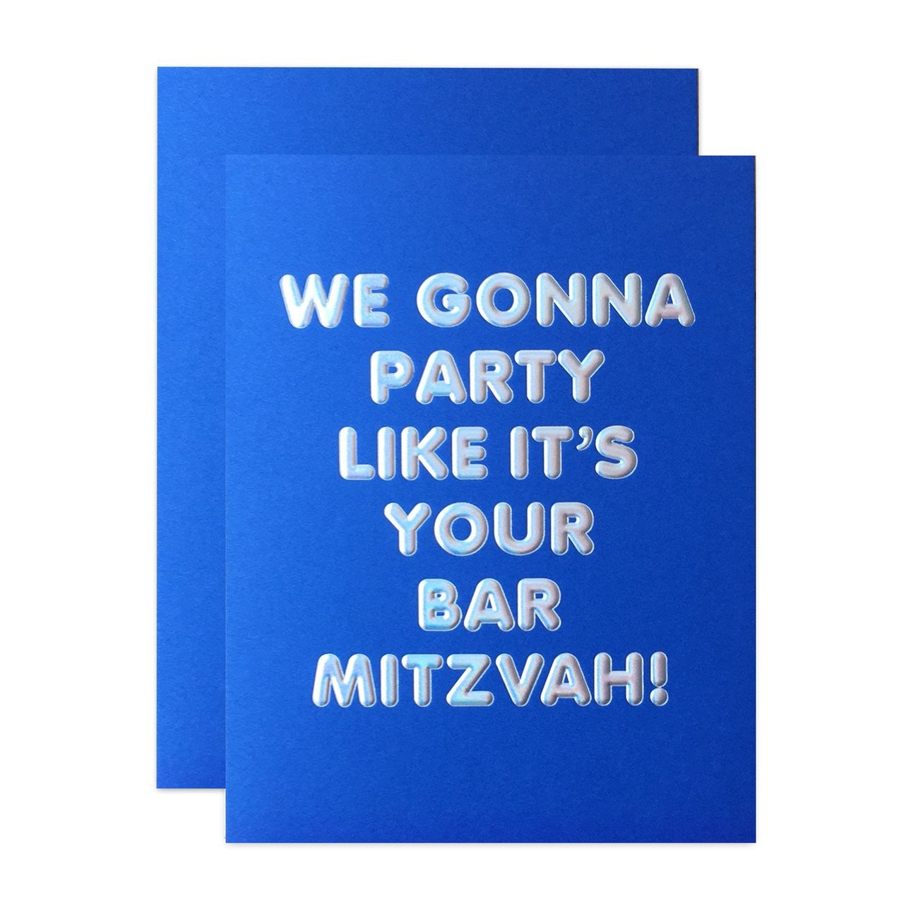 The Social Type Greeting Card - Bar Mitzvah