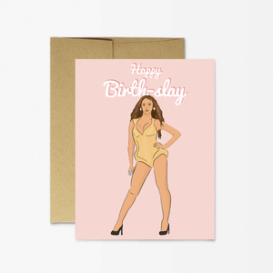 Party Mountain Greeting Card - Bey Birth-slay