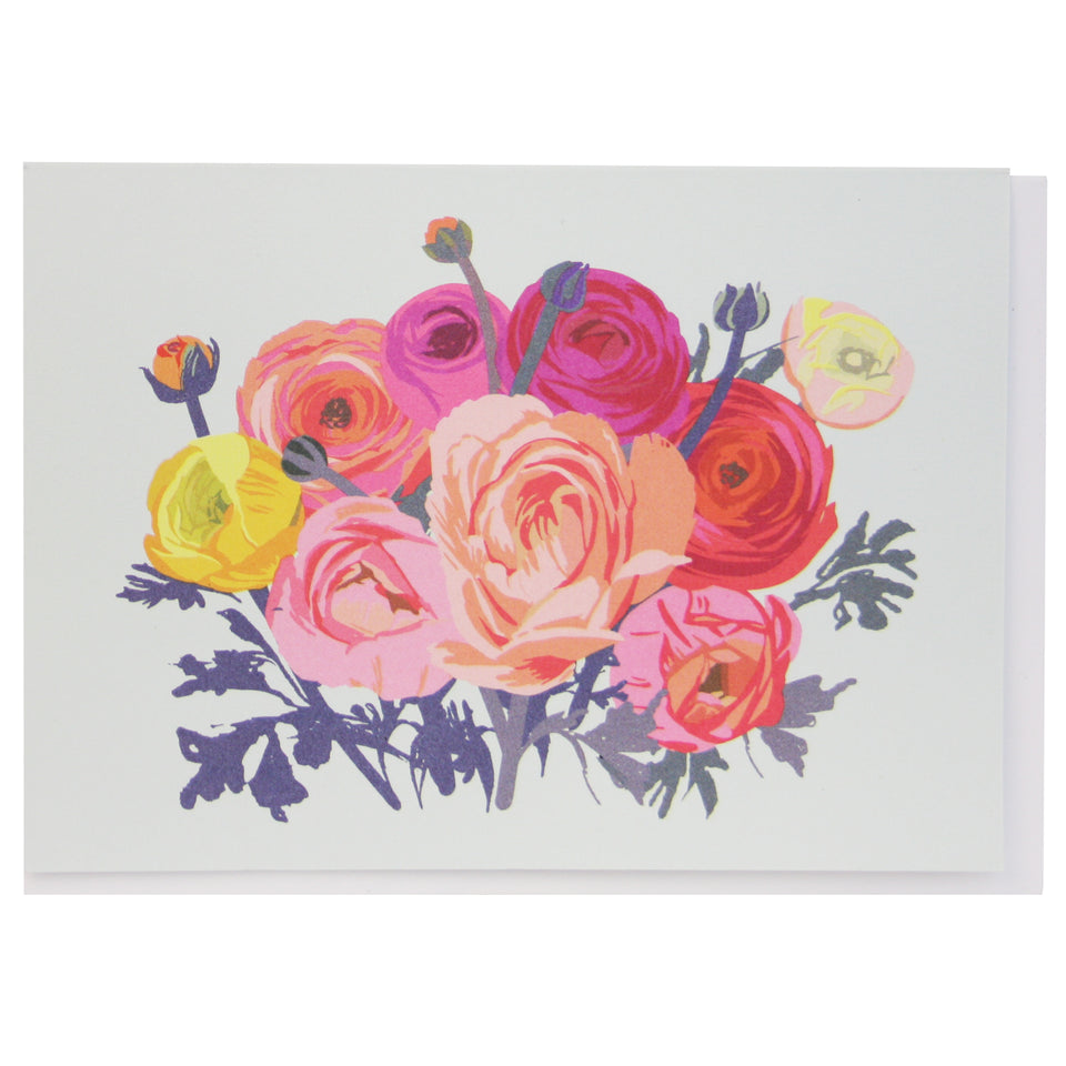 Smudge Ink Boxed Notes - Ranunculus