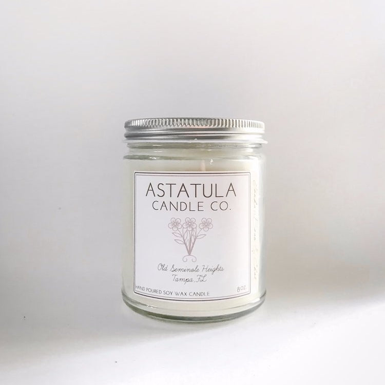 Astatula Candle Co. Kumquat + Clover Leaf 8oz Soy Wax Candle