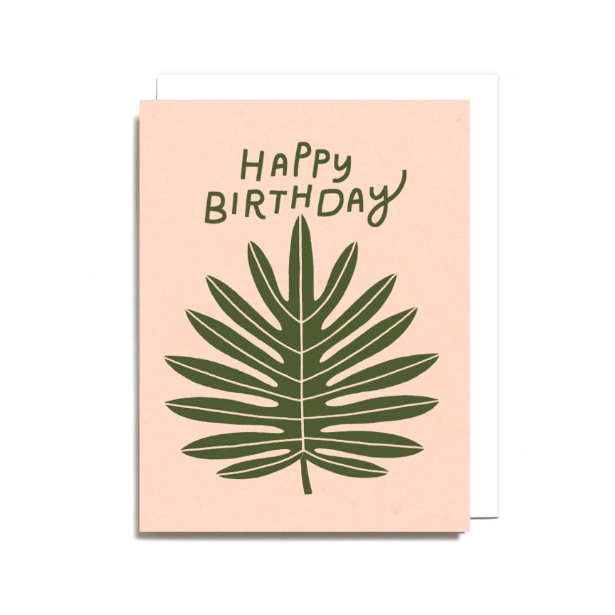 Worthwhile Paper Greeting Card - Birthday Leaf