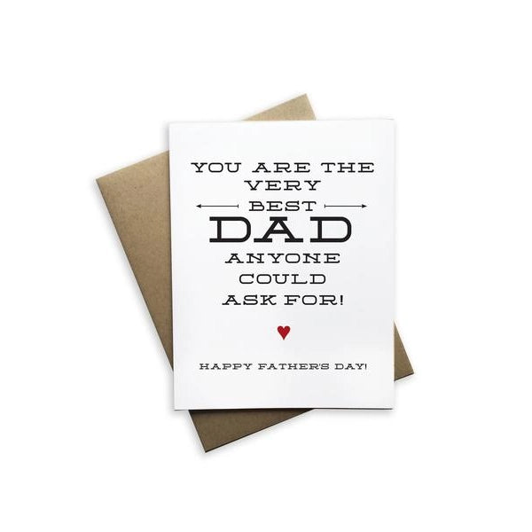 Tiramisu Paperie Greeting Card - Very Best Dad