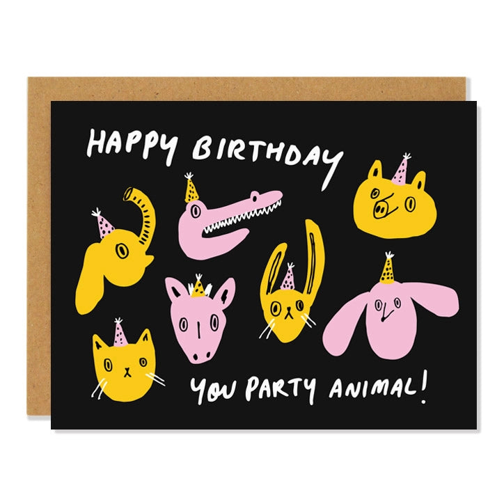 Badger & Burke Greeting Card - Party Animal
