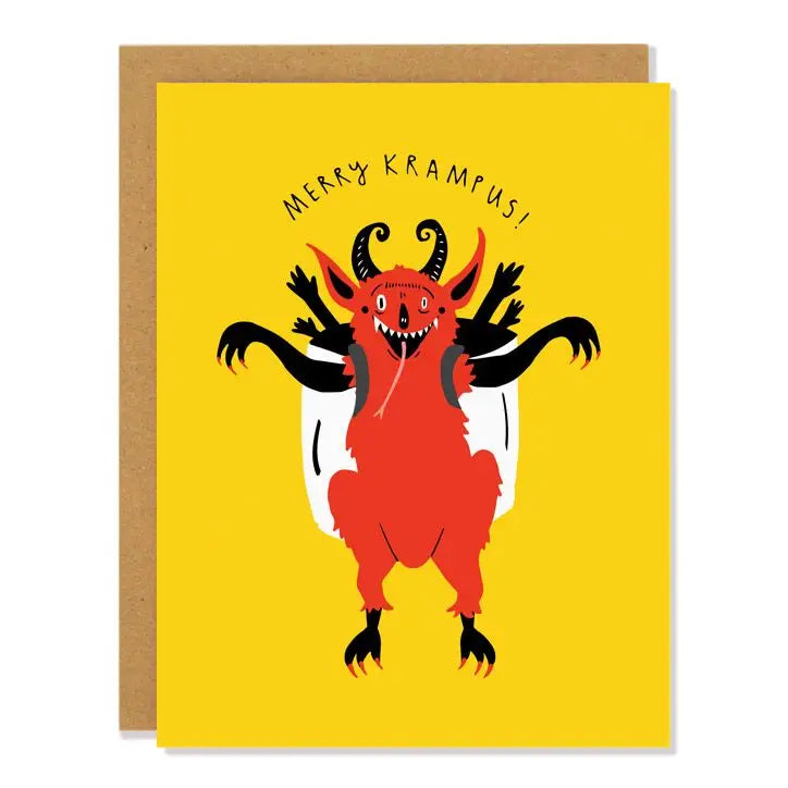 Badger & Burke Greeting Card - Krampus