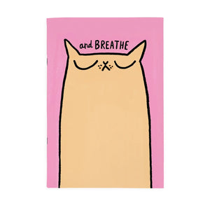 Notebook - Breathe Cat
