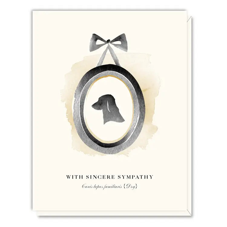 Driscoll Design Greeting Card - Dog Sympathy