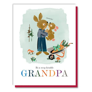 Driscoll Design Greeting Card - Grandpa Bunny