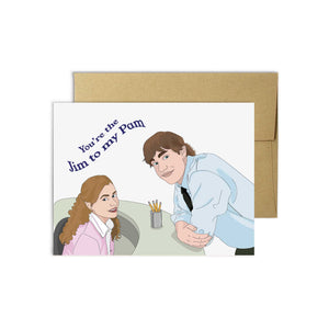 Party Mountain Greeting Card - Jim To My Pam