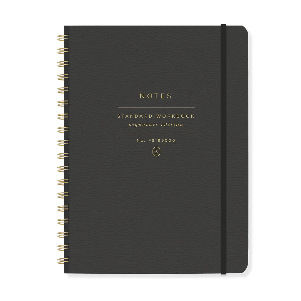 Spiral Notebook - Black Workbook