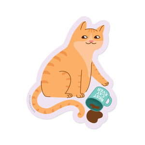 Sticker -  Coffee Cat