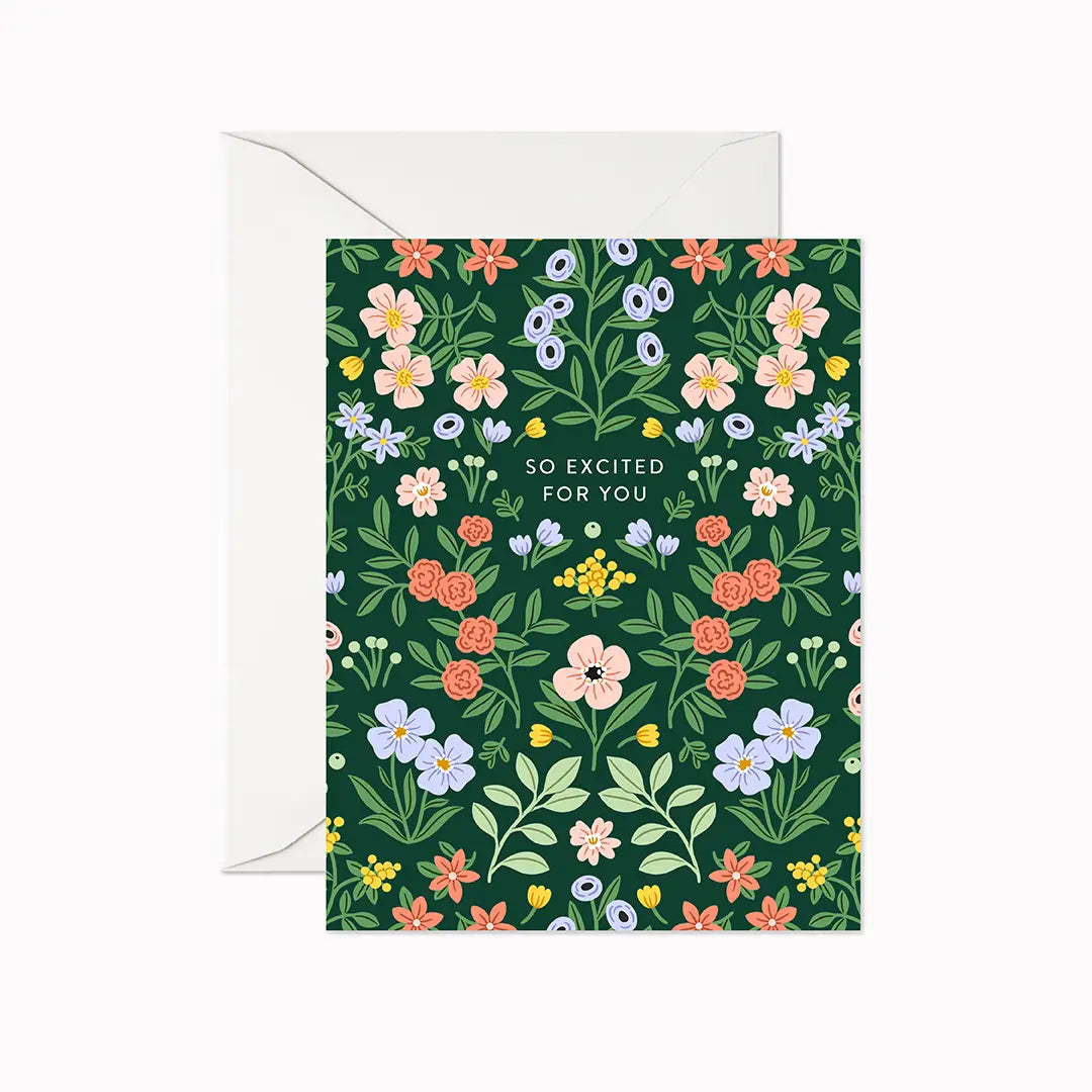 Linden Paper Co. Greeting Card - Excited For You