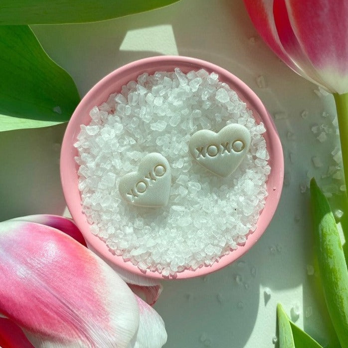 Pink Door Goods Earrings - Stud Heart Candy XO Pearl