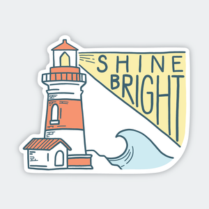 Sticker - Shine Bright Lighthouse